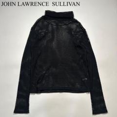 ジョンローレンスサリバン メンズ フィッシュネット ハイネック カットソー 網