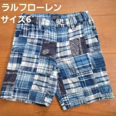 Polo 青系 チェック柄 ショートパンツ　ポロ　ラルフローレンのサムネイル