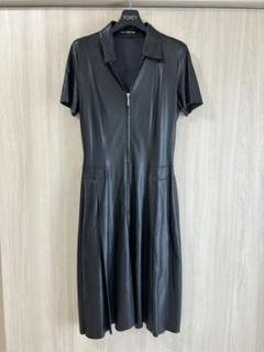 未使用品♡FOXEY ツイード フェイクレザードレス