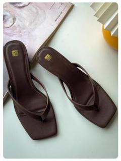 TOTEME トーテム Flip Flop レザーサンダル 37