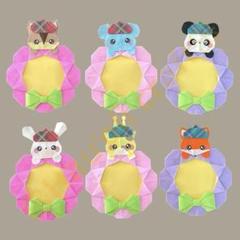 コスモス　折り紙メダル　折り紙ハンドメイド　幼稚園　保育園　介護施設　壁面飾り
