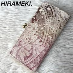 美品】ヒラメキ レースモチーフ スリムがま口長財布 - メルカリ