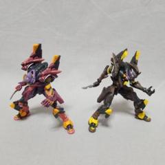 エヴァンゲリオンF型装備 食玩フィギュア2種カラーセット