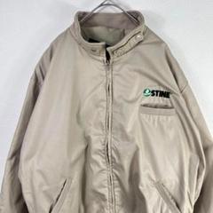 デッドストック USA製 90s ブルゾン 短丈 グランパコア ベージュ