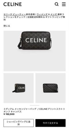 k*g様 CELINE メッセンジャーバッグ ブラック/ホワイト k*g様 CELINE メッセンジャーバッグ ブラック/ホワイト