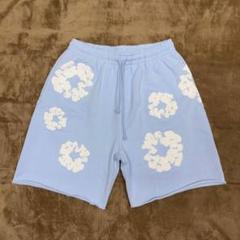 DENIM TEARS 黒デニムショートパンツ L DENIM TEARS 黒デニムショートパンツ