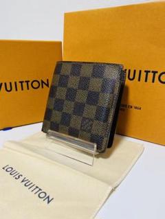 【大特価!正規品鑑定済み】ルイヴィトン ダミエ マルコ 二つ折り財布 6000A