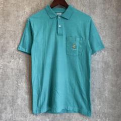 【90s】USA製 Hawaii刺繍ポロシャツ M 緑
