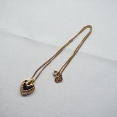 【極美品】Christian Dior ネックレス ゴールド ブラック オニキス