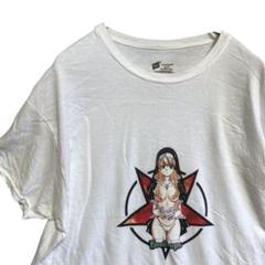 BFGY セクシー Tシャツ 古着 白 フックアップス アニメ キャラ 美少女のサムネイル
