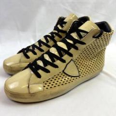 美品　 フィリップモデル　 ハイカットエナメル　パンチングのサムネイル