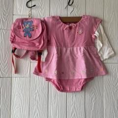 ミキハウス ピンク ベビー服 リュック付き