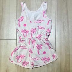 ZARA KIDS パームツリー柄 ノースリオールインワン 104CM 3-4Y