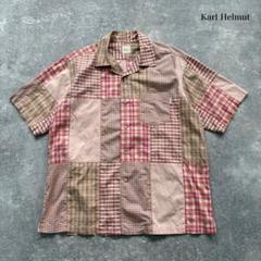 Karl Helmut】 カールヘルム 半袖シャツ オープンカラーシャツ