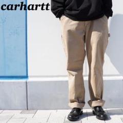 カーハート コットン ペインターパンツ ベージュブラウン 38×32