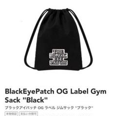 BlackEyePatch OG Label Gym Sack "Black"