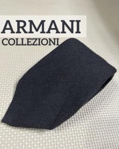 ARMANI COLLEZIONI／アルマーニコレッツィオーニ　ニットタイ　黒