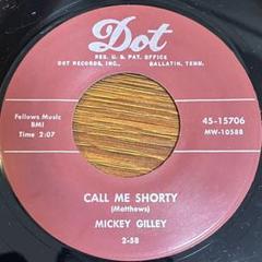 Mickey Gilley CALL ME SHORTY ロカビリーのサムネイル