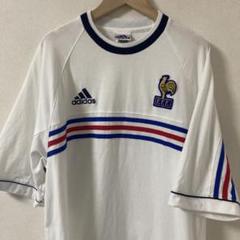 フランス代表 tシャツ デサント アディダス M サッカー ユニフォーム
