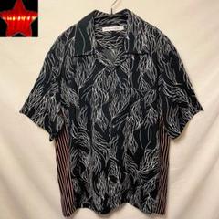 【HOUSE OF BLUES】半袖シャツ オープンカラーシャツ 総柄シャツ M
