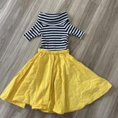 ピーチアンドクリーム ワンピース
