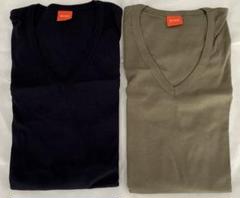 【海外購入品】BOSS VネックTシャツ 2色セット　ヴィンテージ　未使用