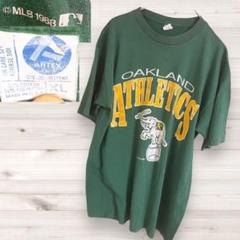 希少USA製　80S VINTAGE OAKLAND ATHLETICS XL