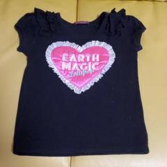 EARTHMAGIC黒色カットソー