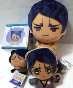 ゴールデンカムイおひるねこフィギュア&でっかいぽふっとぬいぐるみ等鯉登セット4点