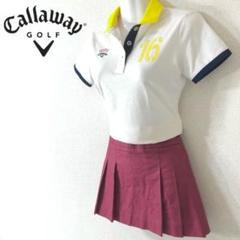 美品S-SSサイズ！プリーツ！】callawayセットアップゴルフウェア