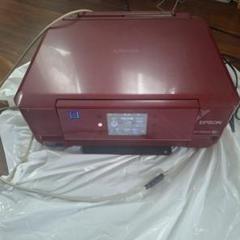 <美品＞EPSON EP-806AR インクジェットプリンター　スキャン機能付 EPSON EP-806AR 赤色 プリンター・複合機 動作確認すみ
