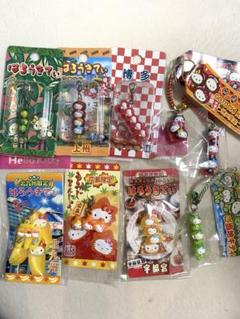 ご当地キティ　まとめ売り　キティの顔がいっぱい　根付け　ファスナーマスコット ご当地キティ まとめ売り キティの顔がいっぱい 根付け