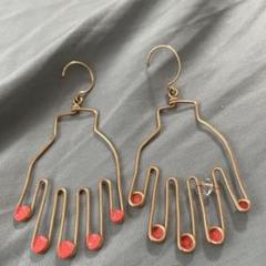 レイナイア イヤリング 桐谷美玲さんも着用。 ハンドメイド