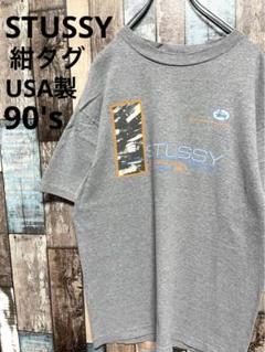 STUSSY 紺タグ 90s Tシャツ USA製 シングルステッチ