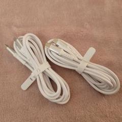 USB-C to USB-c ケーブル 2M 2本 ホワイト