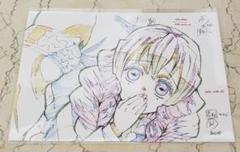 鬼滅の刃 絵巻 カフェ 展示原画 ポストカード 甘露寺 蜜璃