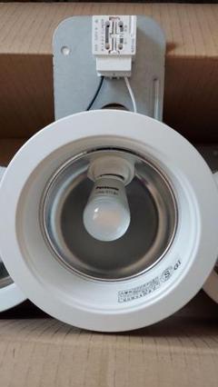 Φ125 E17 ダウンライト&Panasonic LED電球4個セット