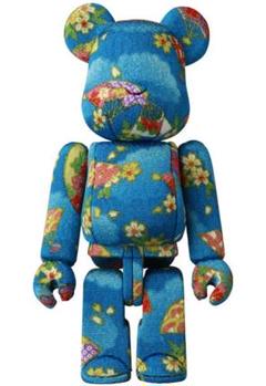 MEDICOM TOY - 柿沼人形　ベアブリック 数量限定】 柿沼人形・木目込み×BE@RBRICK <辛子色>/ メディコム