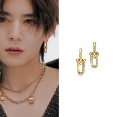 【在庫ラスト1点】Tiffany ハードウェア ミディアム ピアス 大人気【Tiffany&Co】ハードウェア ミディアム リンク ピアス