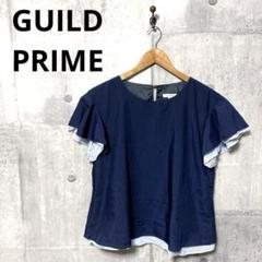 GUILD PRIME ギルドプライム フリルスリーブS/Sブラウス 36