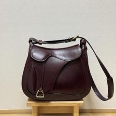希少！鞄のいたがき　鞍ショルダー大　ルガトー　2way ショルダーバッグ