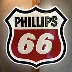 80年代　Phillips66 USA ガソリン　ライトアップ　看板　ガレージ 80年代 Phillips66 USA ガソリン ライトアップ 看板 ガレージ