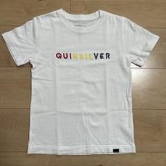 QUIKSILVER 刺繍ロゴ Tシャツ ホワイト