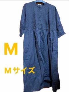 未使用タグ付き　刺繍　コットン　ロング　ワンピース　綿のサムネイル