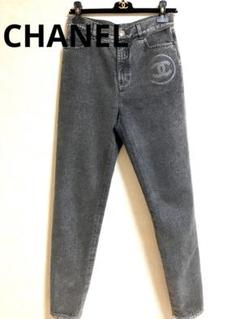 CHANEL シャネル 23C CCマーク デニム パンツ ジーンズ 38サイズ