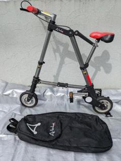 A-bike city 折りたたみ自転車 8インチ 中古美品 シルバー