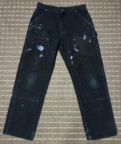 ペンキ飛び carhartt ダブルニーペインターパンツ 33×32 USA製