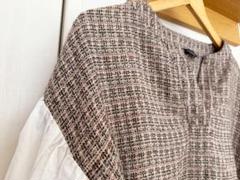 【美品】zara ぽわん袖 ブラウス