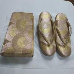 和装用 草履 バック セット ゴールド