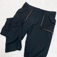 【希少】キャサリンハムネット ワークパンツ Y2K アーカイブ シワ加工 ジップ